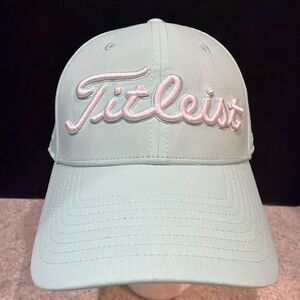 Titleist Mens Adjustable Teal Green Golf Tour Elite Performance Hat